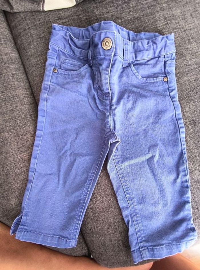Pantacourt fille jean