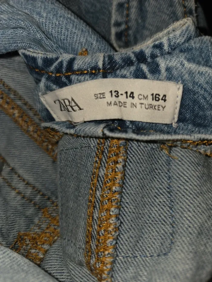 Salopette Zara jeans 13/14 ans 164cm - photo numéro 6