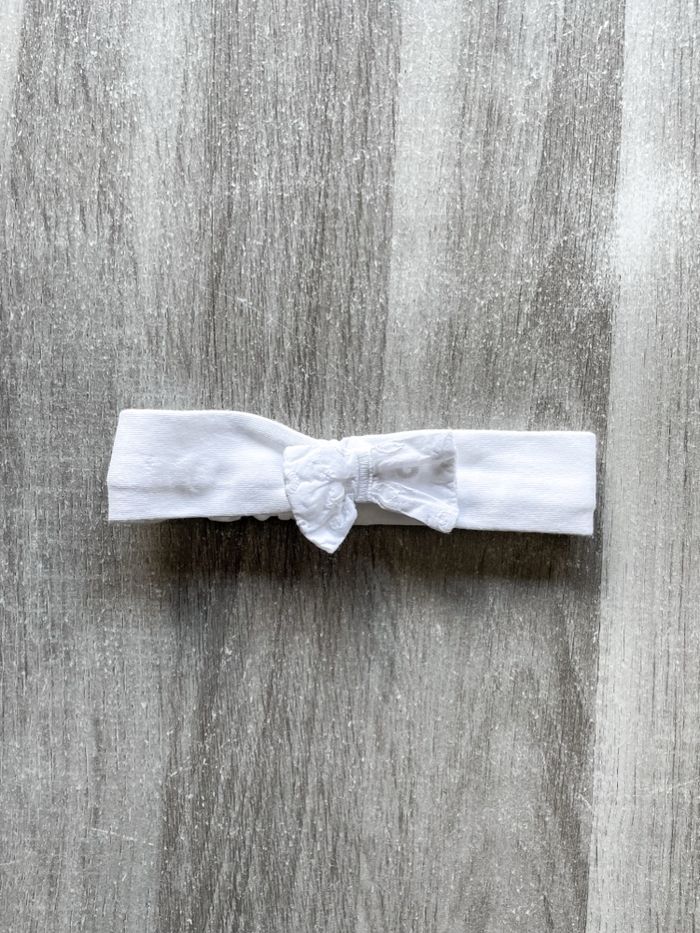 Bandeau cheveux à noeud  bébé fille