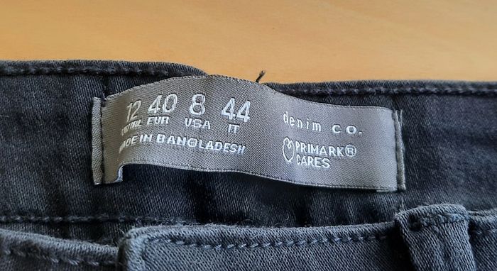 Jean noir neuf Primark, femme, taille 40 - photo numéro 6