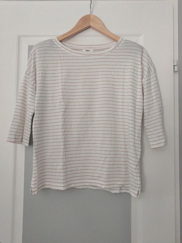 Tee shirt marinière Yerse taille S excellent état - photo numéro 3