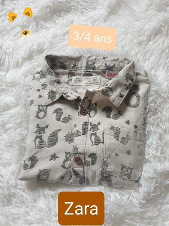Chemise Zara 3/4 ans