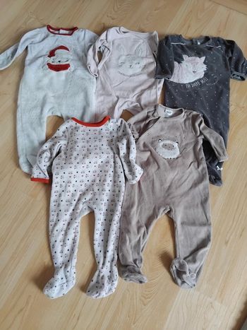 Lot 5 pyjamas polaire
