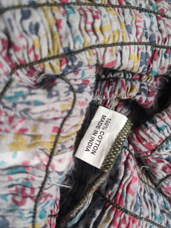 Jupe fillette fille 4  5 ans style bohème hippie patchwork neuve - photo numéro 3