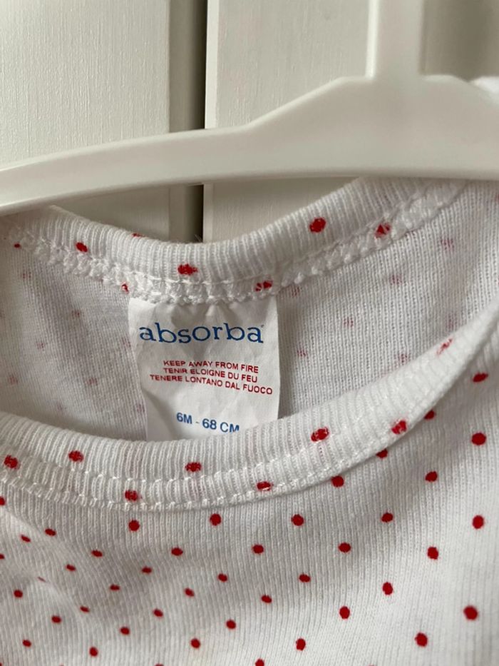 Body absorba neuf blanc 6 mois - photo numéro 2