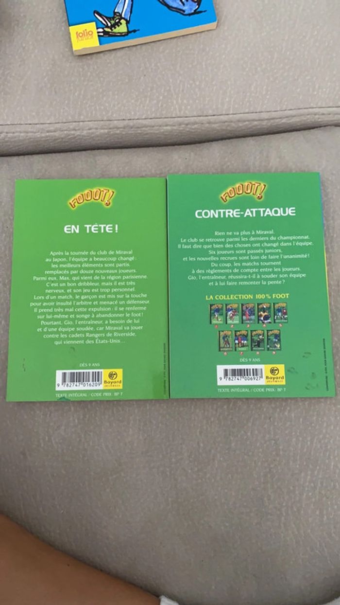 Lot de 2 livre de foot - photo numéro 2