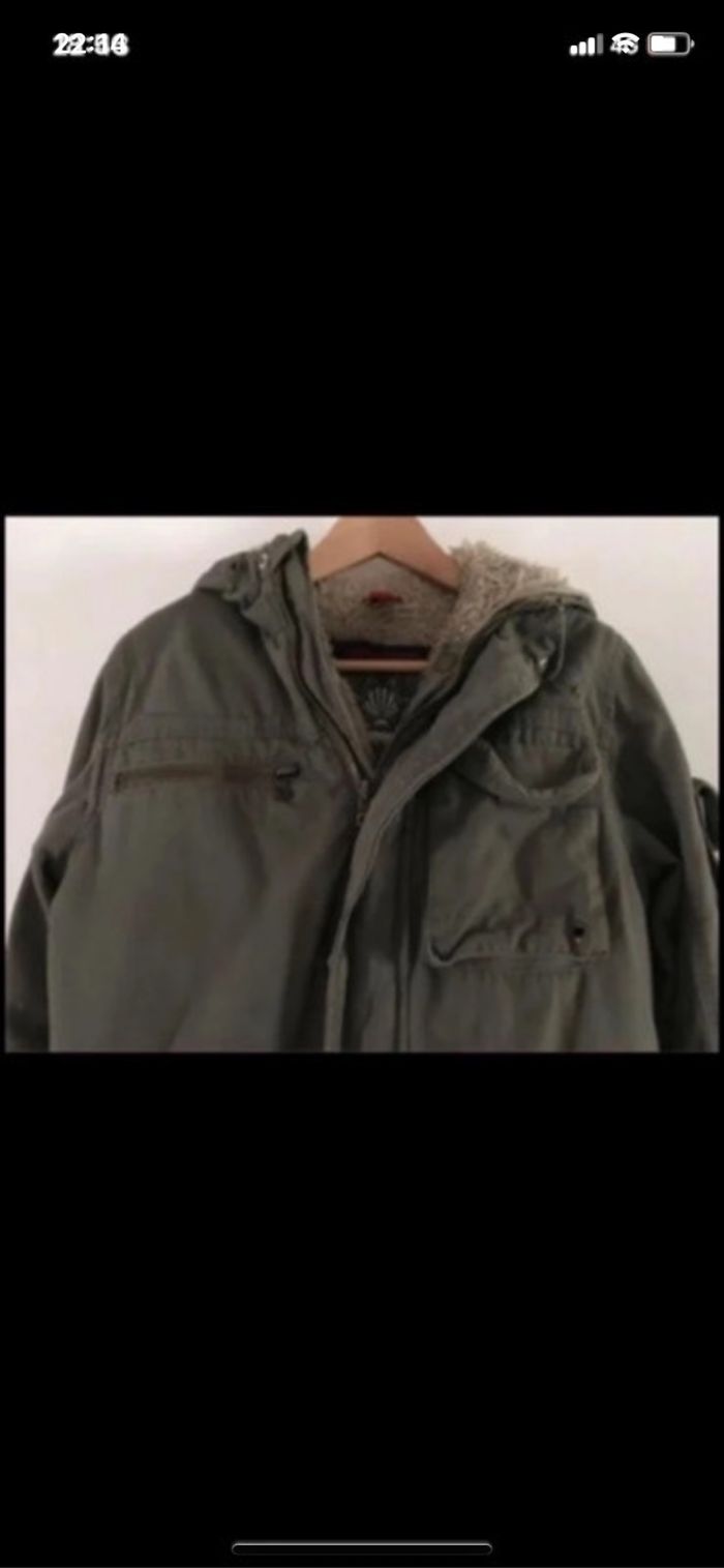 ZARA manteau kaki 13/14 ans - photo numéro 3
