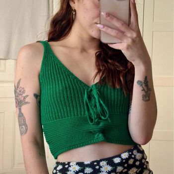 Crop top en maille
