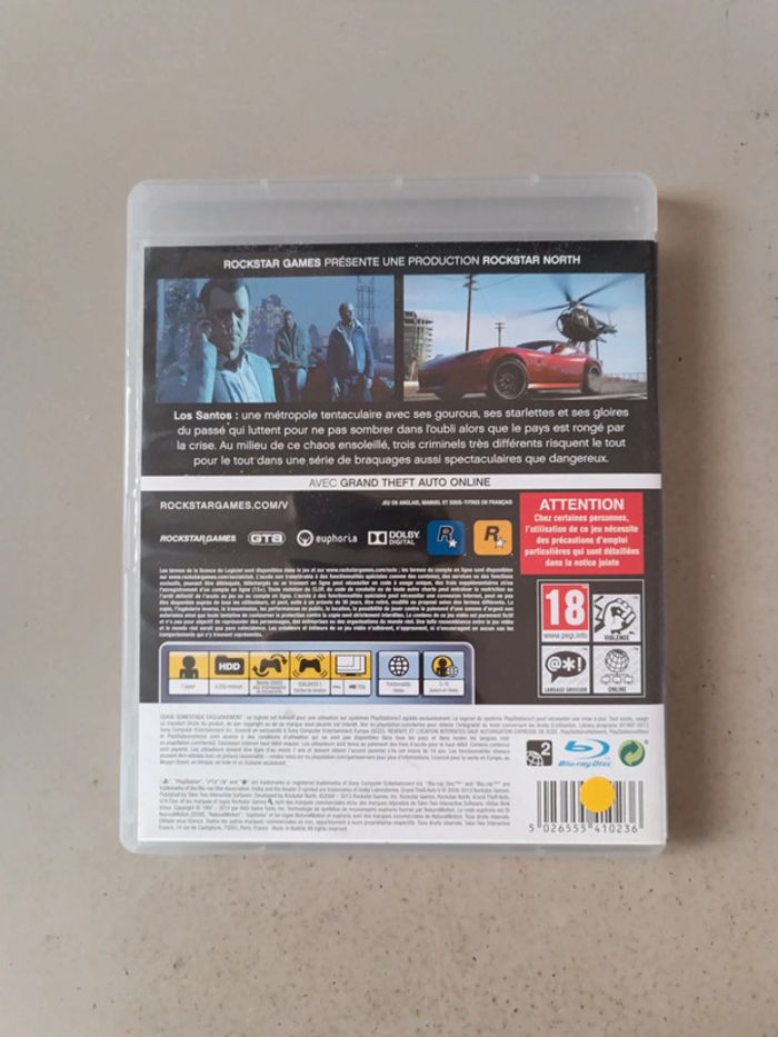 Jeu PS3 - gta 5 - photo numéro 2