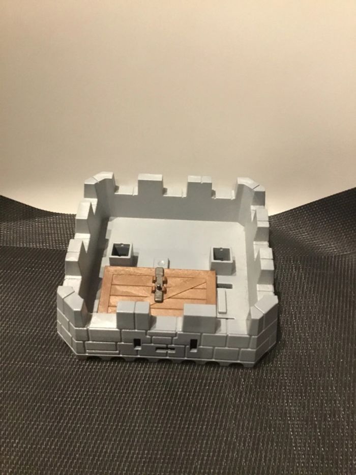Playmobil créneaux et porte trape avec loquet château 6697 moyen âge pièces détachées - photo numéro 2
