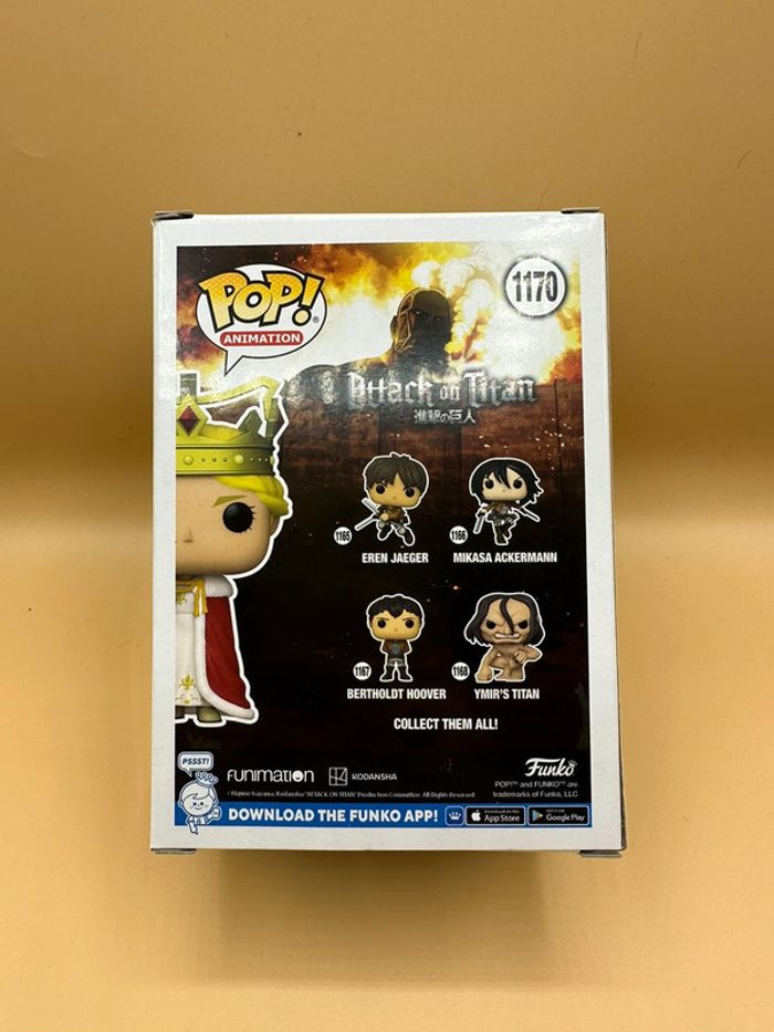 Figurine Funko Pop Animation Attack On Titan Queen Historia - photo numéro 2