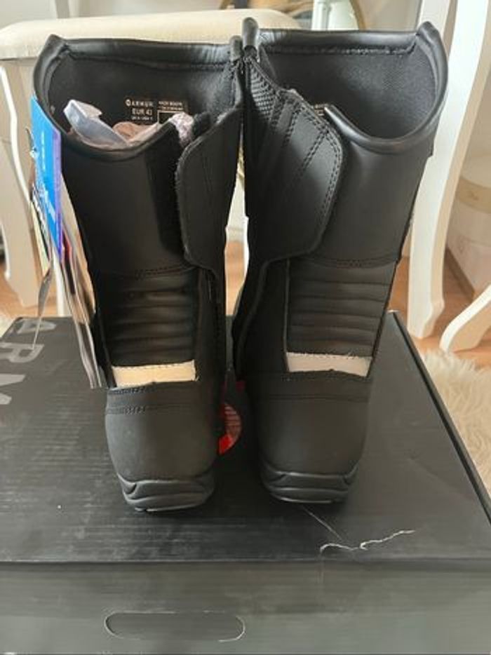 Bottes de moto étanches noires Armure T43 neuves 🏍️ - photo numéro 7