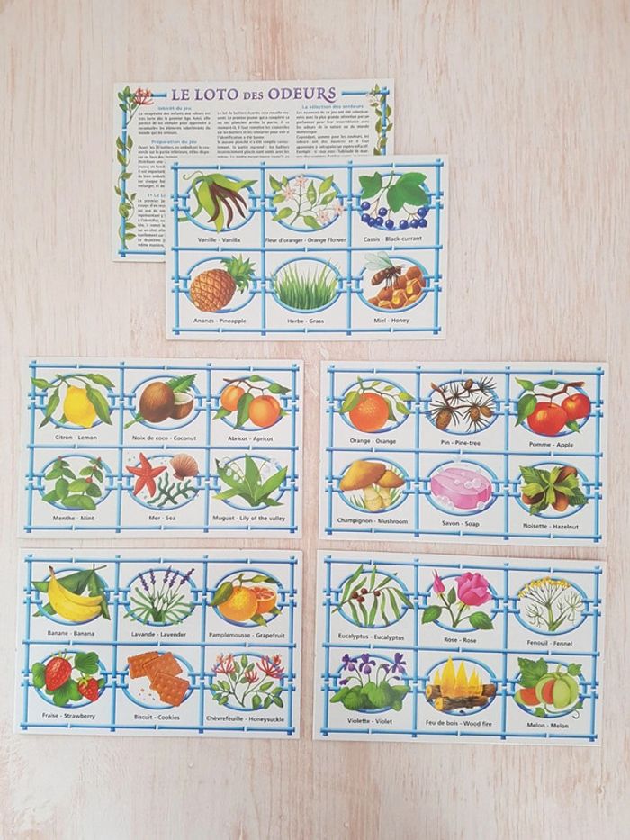 Bingo loto des odeurs, jeu des sens de Sentosphère - photo numéro 4