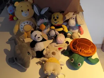 Lot de 9 peluches