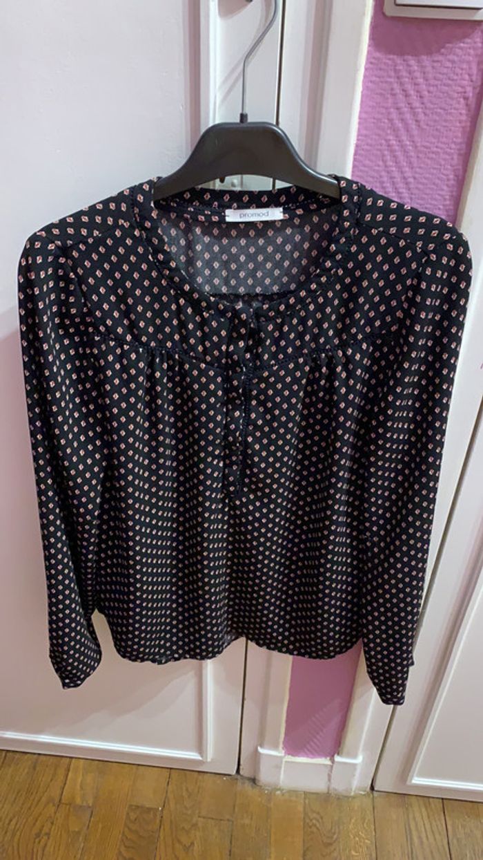 Blouse noire Promod