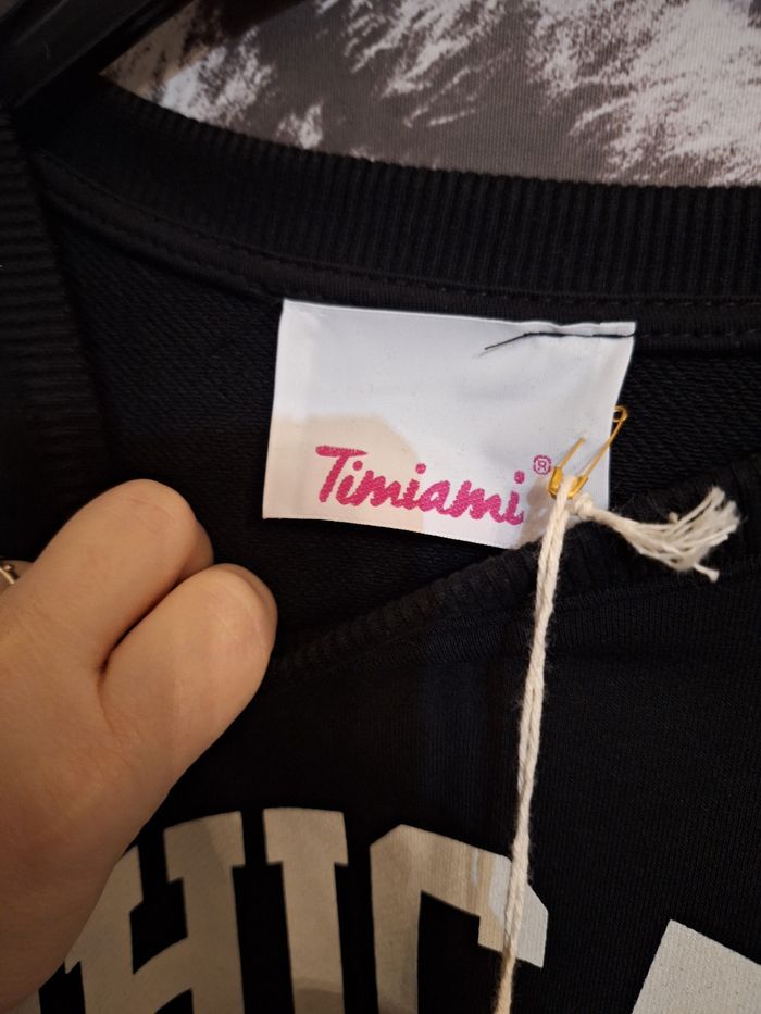 Sweat tiniami made in italy taille 44 oversize - photo numéro 4