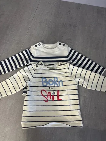 Lot 2 tee shirts manches longues
