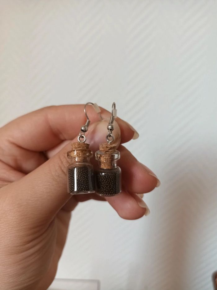 Boucles d'oreilles fioles - photo numéro 2