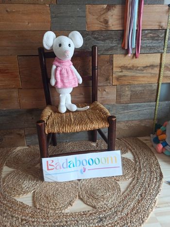 peluche souris crochet tbe