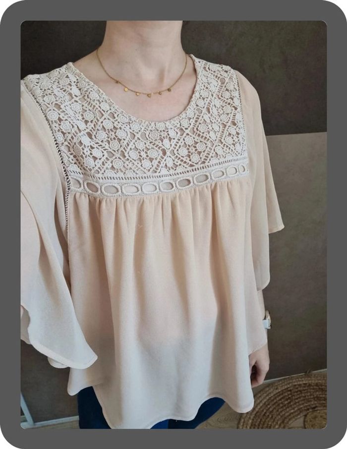 Top beige - photo numéro 5