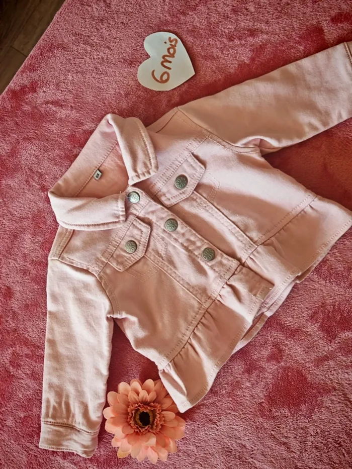 Veste rose poudré