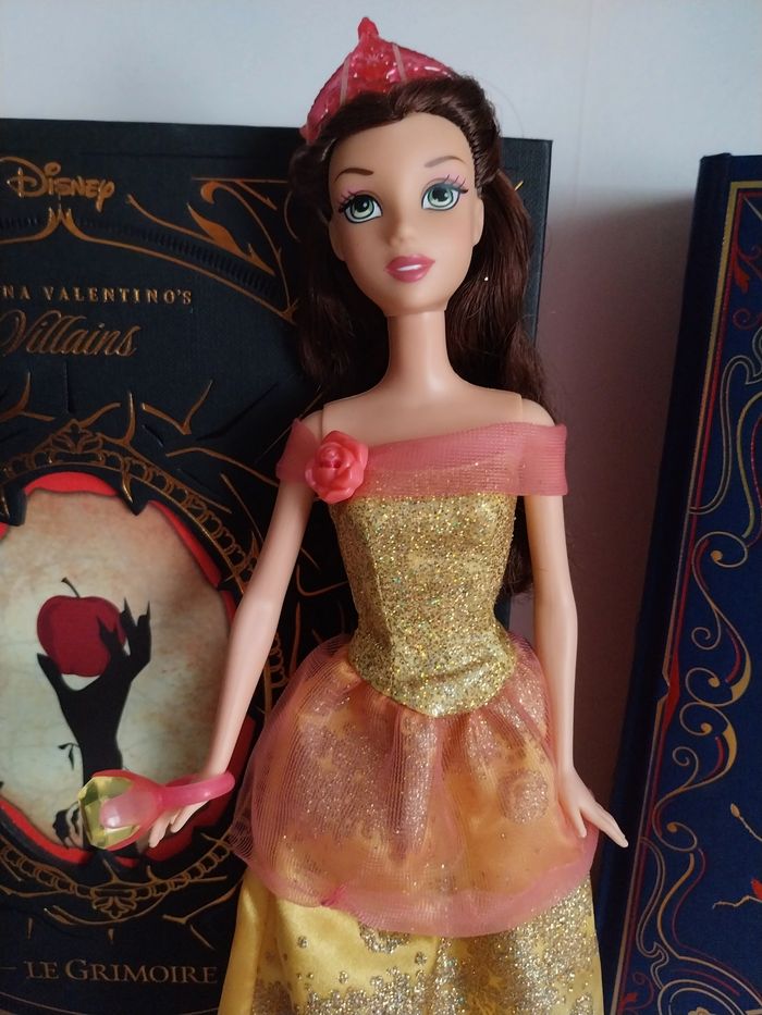 Poupée Belle Beauty and the Beast Sparkling Princess 2011 Belle à paillettes - photo numéro 3