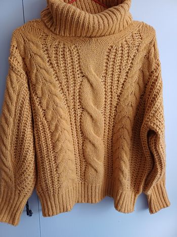Pull col roulé