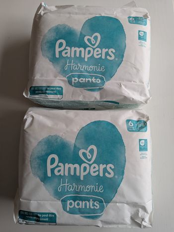 Couche pampers harmonie pants taille 6