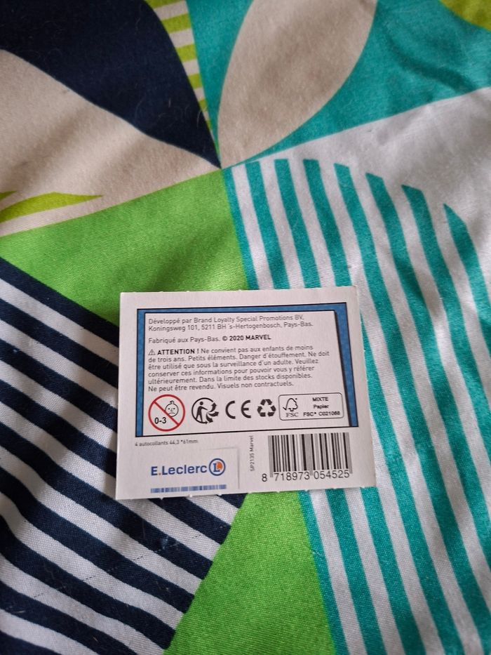 Carte Marvel leclerc 082 - photo numéro 2