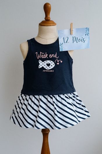 Robe 12mois Week end à la mer