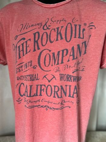 T-shirt rose rock company L Petrol Industries