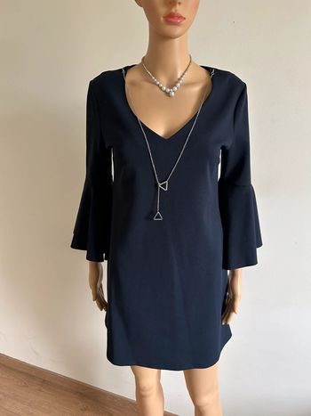 Robe bleue marine avec bijou Morgan taille 36 jamais portée