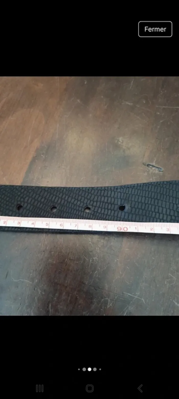 Ceinture homme Angelo de Lombardi cuir 85cm - photo numéro 15