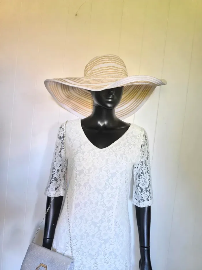 Robe en dentelle blanche 100 846 - photo numéro 3