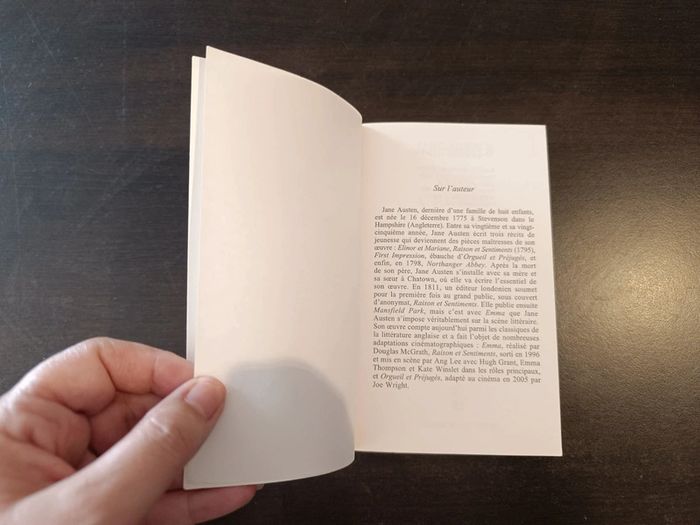Livre RAISON ET SENTIMENTS - Jane Austen - photo numéro 2
