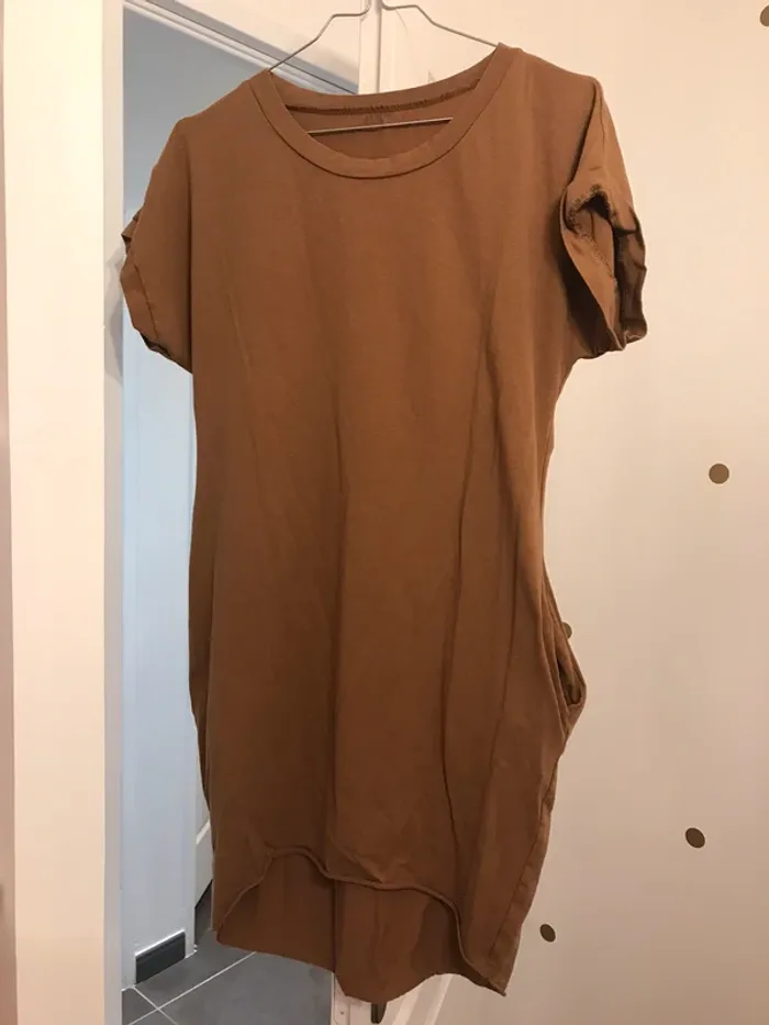 Robe camel oversize taille M