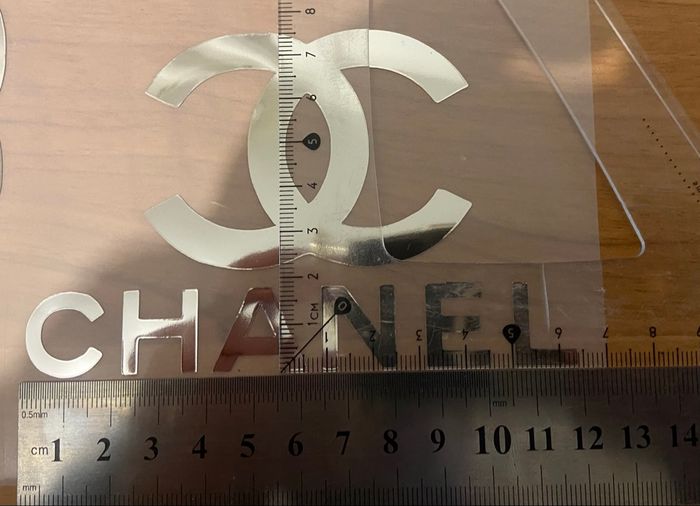 6 Stikers autocollants argenté - photo numéro 6