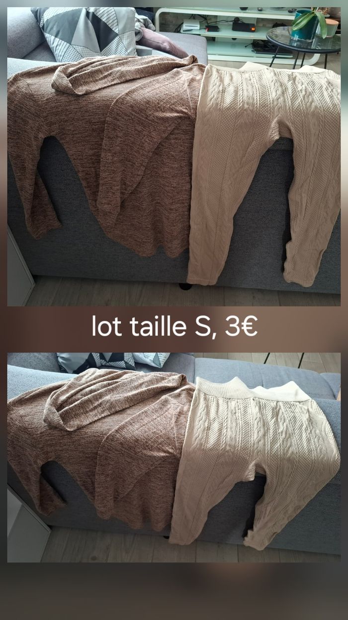 Lot bas et haut taille S
