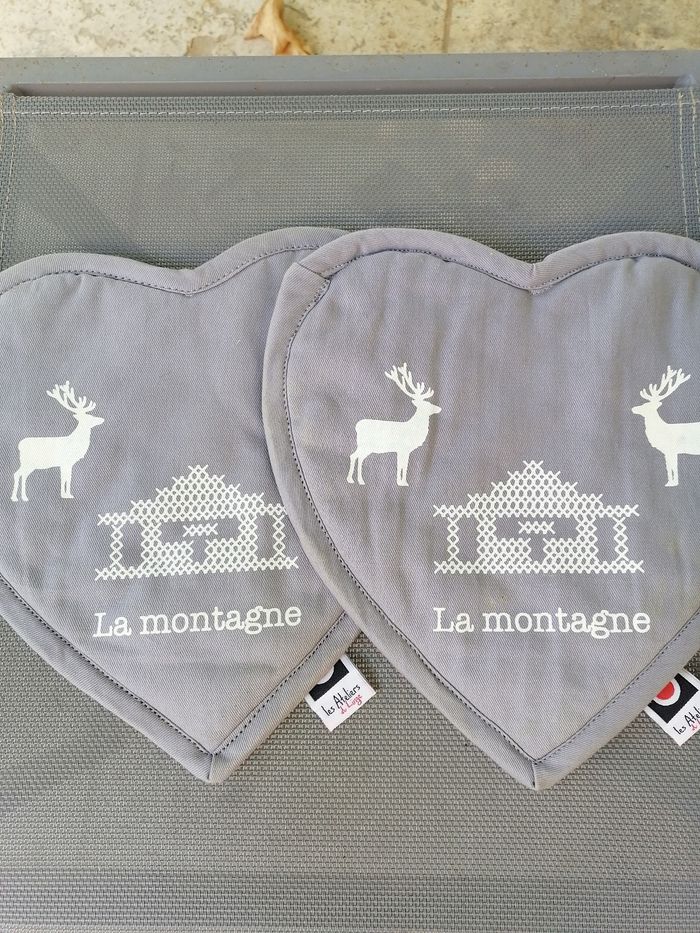 Lot de 2 maniques cuisine Les Ateliers du Linge
