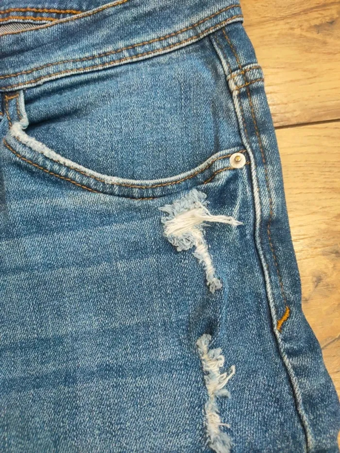 Short en jeans bleu pour homme M Bershka - photo numéro 2