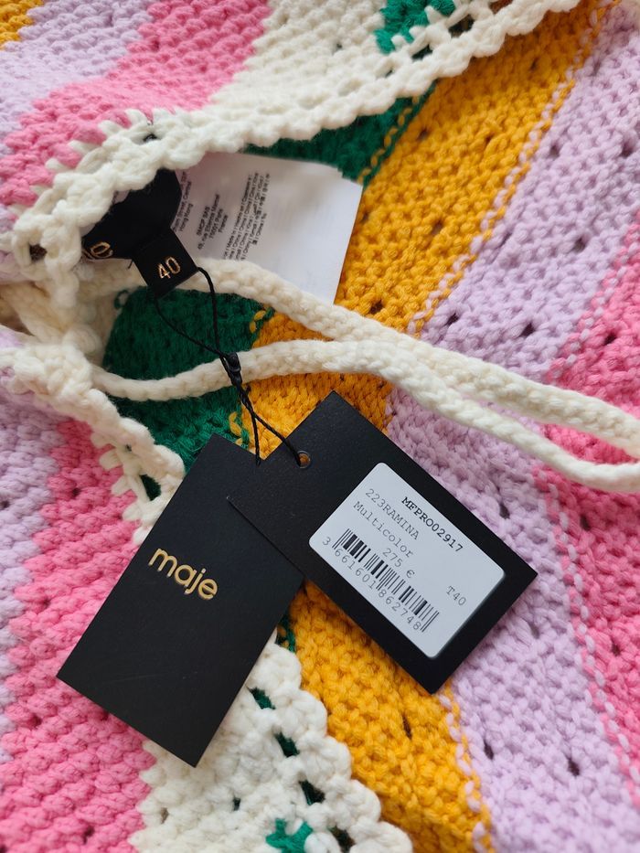 Robe en crochet Maje neuve - photo numéro 7