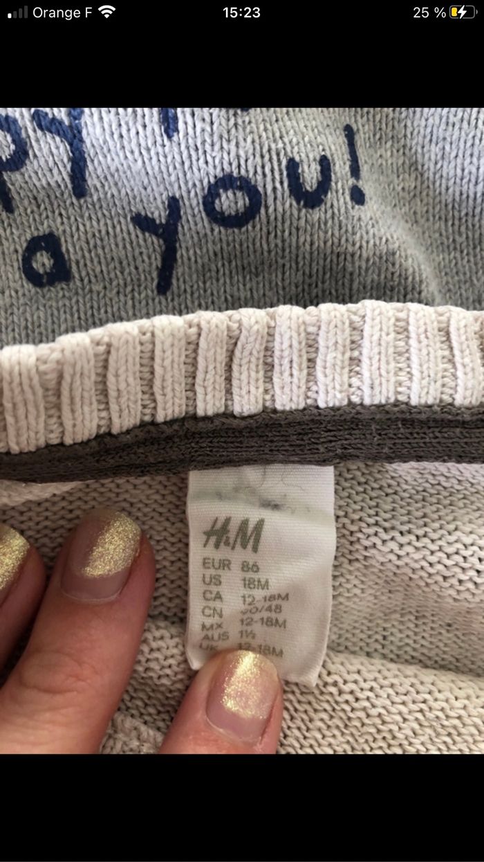 Lot 2 pull h&m - photo numéro 2