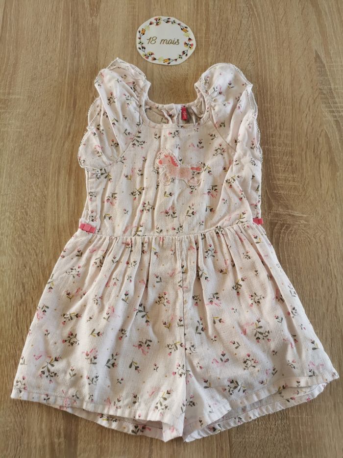 Lot bébé 18mois fille combishort,combi, jupe et robe gemo, tao, mes petits cailloux et orchestra - photo numéro 2