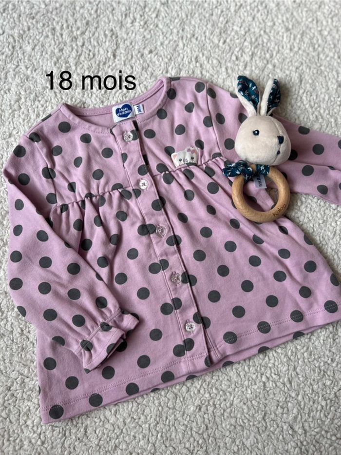 Gilet fille 18 mois