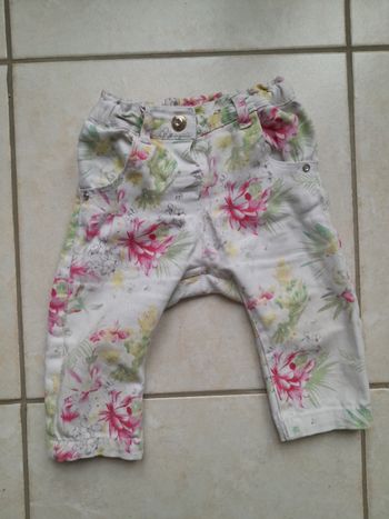 Pantalon fleuri