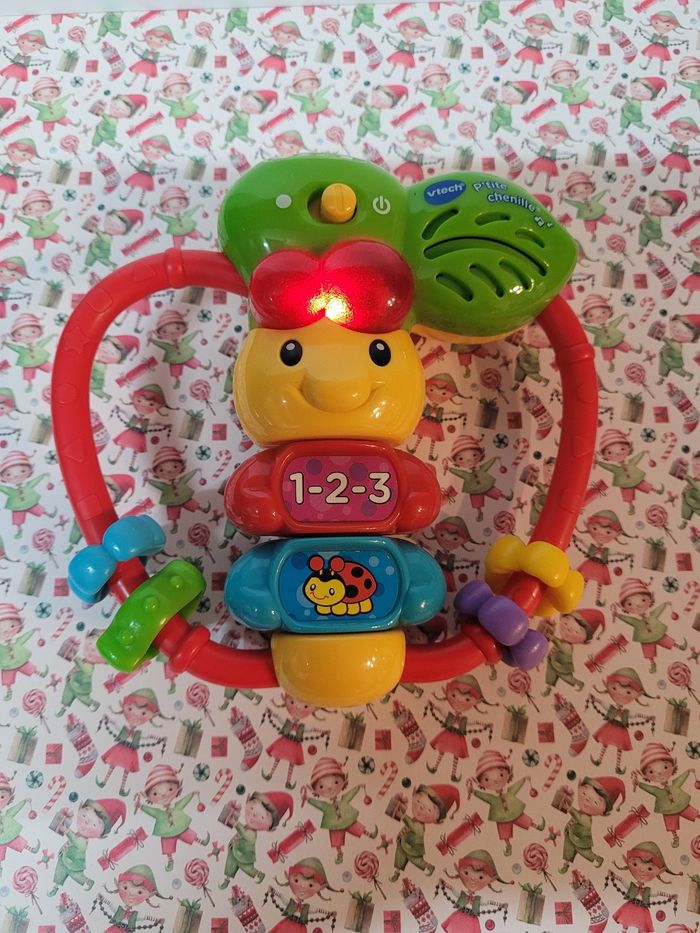 Vtech hochet musical et lumineux la petite chenille - photo numéro 1