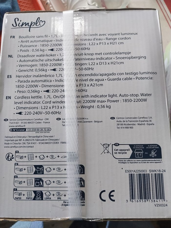 Bouilloire neuve - photo numéro 2