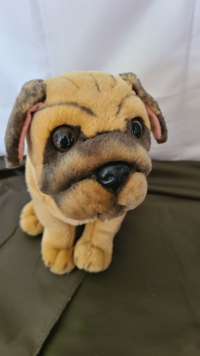 Peluche chien type carlin - photo numéro 6
