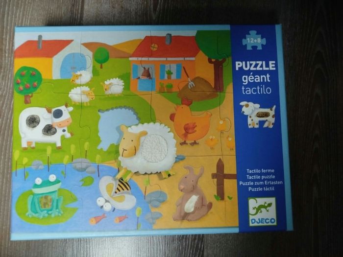 Puzzle Djeco tactile 20 pièces