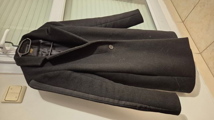 Manteau Maje laine noire - photo numéro 10